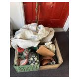 Contents in Front of Red Door