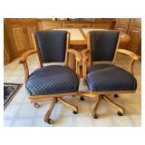 (4) Nice Swivel Rolling Chairs