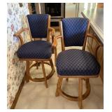 (2) Swivel Bar Stools