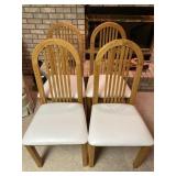 (4) Chairs w/ Vinyl Seat