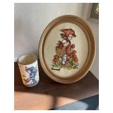 Yarn Picture & Decorative Candle