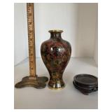 7" Decorative Vase w/ Pedestal