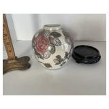 Toyo Decorative Vase on Pedestal