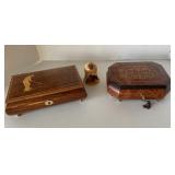 Wooden Music Boxes & More