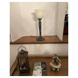 Assorted Decorative Figures & Lighting