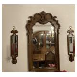 Wall Sconce & Mirror