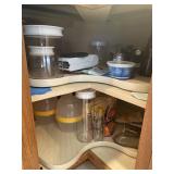 Contents of Lazy Susan Cabinet