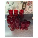 Red Glass Drinkware
