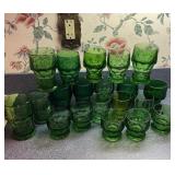 Green Glass Dishware
