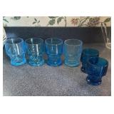 Blue Glass Dishware