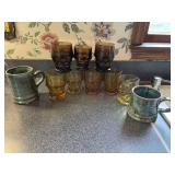 Amber Glass Drinkware & More