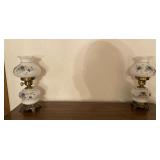 Pair of Lamps - 14" T