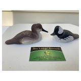 Bufflehead & Northern Pintail Wooden Fowl