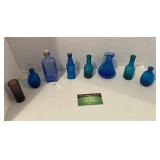 (8) Blue Glasses Collection