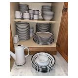 Vintage Genuine Stoneware Dishware Set