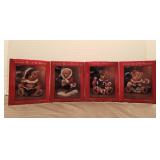 (4) Christmas Bears