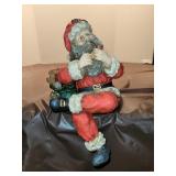Shelf Sitting Santa w/ Pipe