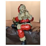 Shelf Sitting Santa w/ Pipe