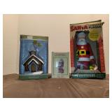 Santa Figurine, Santa Plaque, & Nightlight