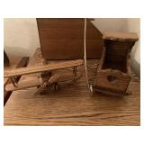 Wooden Baby Carriage, Plane & More