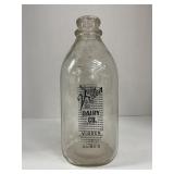 Virden Dairy Co. Half Gallon Milk Bottle