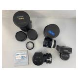 Assorted Camera Lenses
