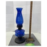 Kerosene Lamp w/ Glass Chimney