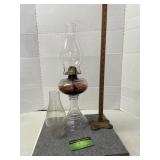 Kerosene Lamp w/ Glass Chimney
