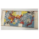 Vintage Dated War Map