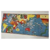 Vintage Dated War Map