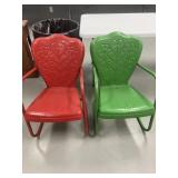 Metal Shell Back Chairs