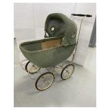Vintage Baby Wicker Carriage