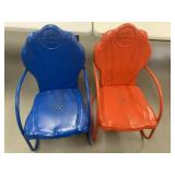 Metal Shell Back Chairs