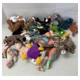 Large Lot Assorted Beanie Babies