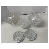 Covered Dishes & Candleholders