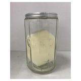 Tin & Glass Coffee Container