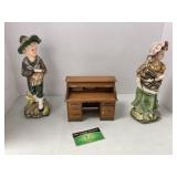 Miniature Desk & Figurines