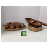 Wooden Fruit in a Bowl