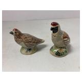 Vintage Quail Salt & Pepper Shakers