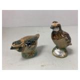 Vintage Quail Salt & Pepper Shakers