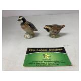 Vintage Quail Salt & Pepper Shakers
