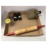 Binoculars, Rolling Pin & More