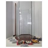 (8) Collectable Cars & Display Case