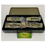 4 piece John Deere Pocket Knife set