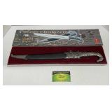 Double Edged Sword - 19" Long with Scabbard