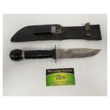 Stainless Steel Fury 412 Knife With Compass