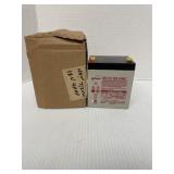 12 V, four amp battery