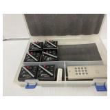 Six remote, detonators and transmitter