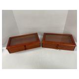 Pair of Display Cases