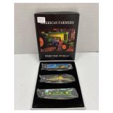 3 John Deere Pocket Knife Set